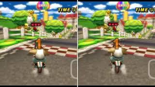 [MKW Comparison] Mario Circuit (Glitch) - Michi (TAS BKT vs Former TAS BKT)