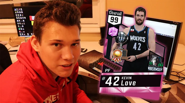 OMG 99 OVERALL PINK DIAMOND KEVIN LOVE NBA 2K17 #12