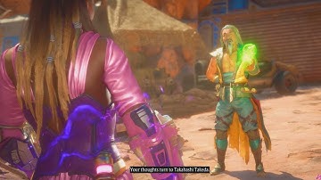 Shang Tsung Vs. All The Girls Intro Dialogues - MORTAL KOMBAT 11