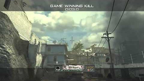 MW3: Insane Final Kill (Throwing Knife)