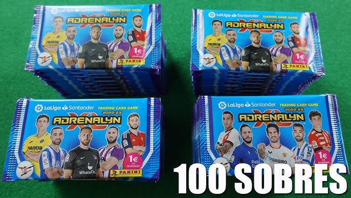 ADRENALYN XL 2022-23 LIGA SANTANDER* ( BALÓN DE ORO, MOMENTUM y CARD  INVENCIBLE en CAJA 50 SOBRES) 