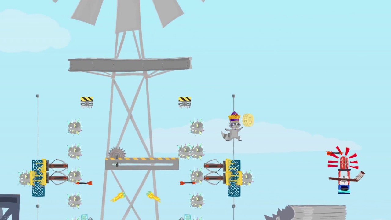 Ultimate Chicken Horse | Custom Level | Towerrun