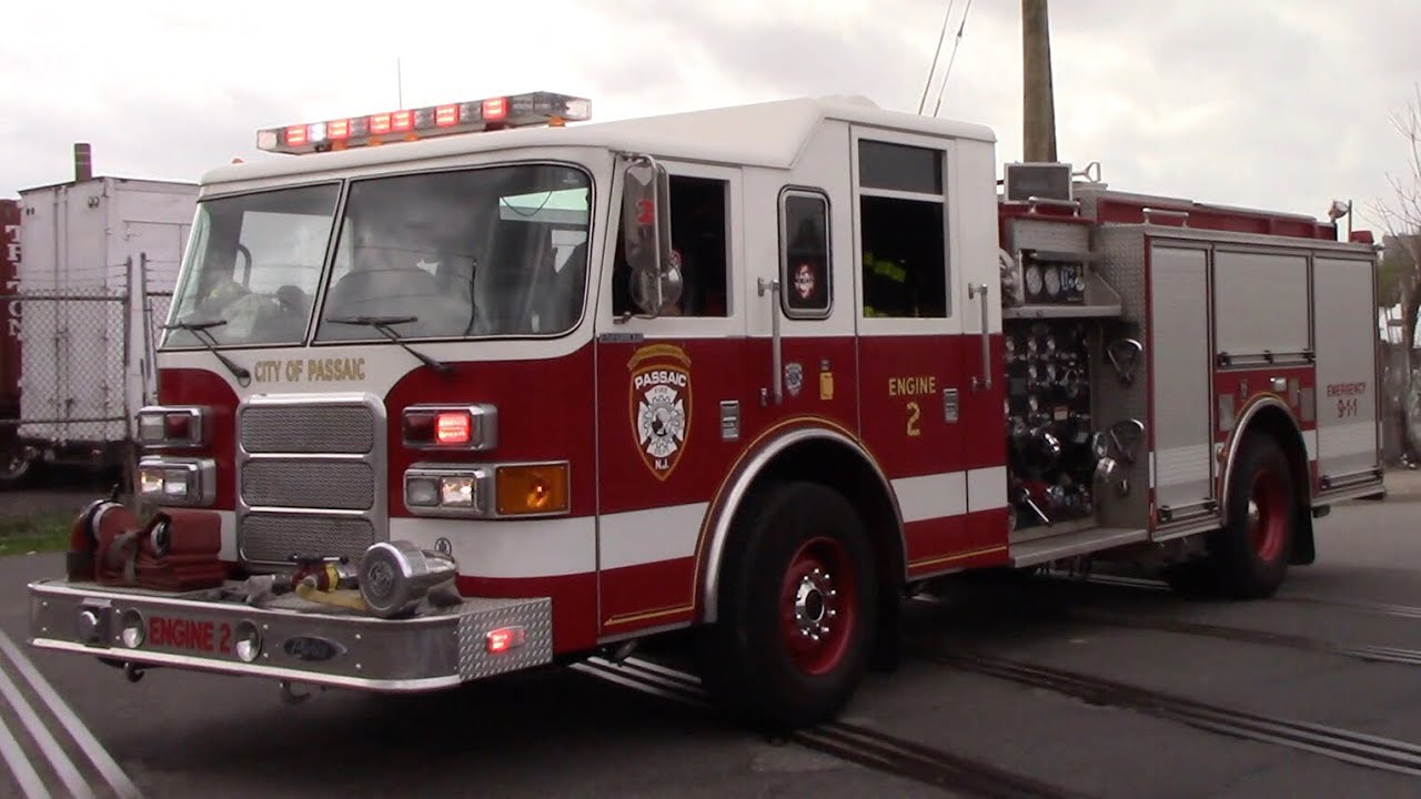 Passaic Fire Department Engine 2 Responding 41919 YouTube