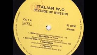 Great Punk 77 style; ITALIAN W.C. - Revenge of Winsdom lp
00:00 Lato A
Sicki
Brothers of Italy
Do you want
Warszawa
Possibly
10:48 Lato B
Its a shit
Bakunin is innocent
Boredom
Who are you
Year: 1989
Label: Swindle Records Great Punk 77 style; ITALIAN W.C. - Revenge of Winsdom lp