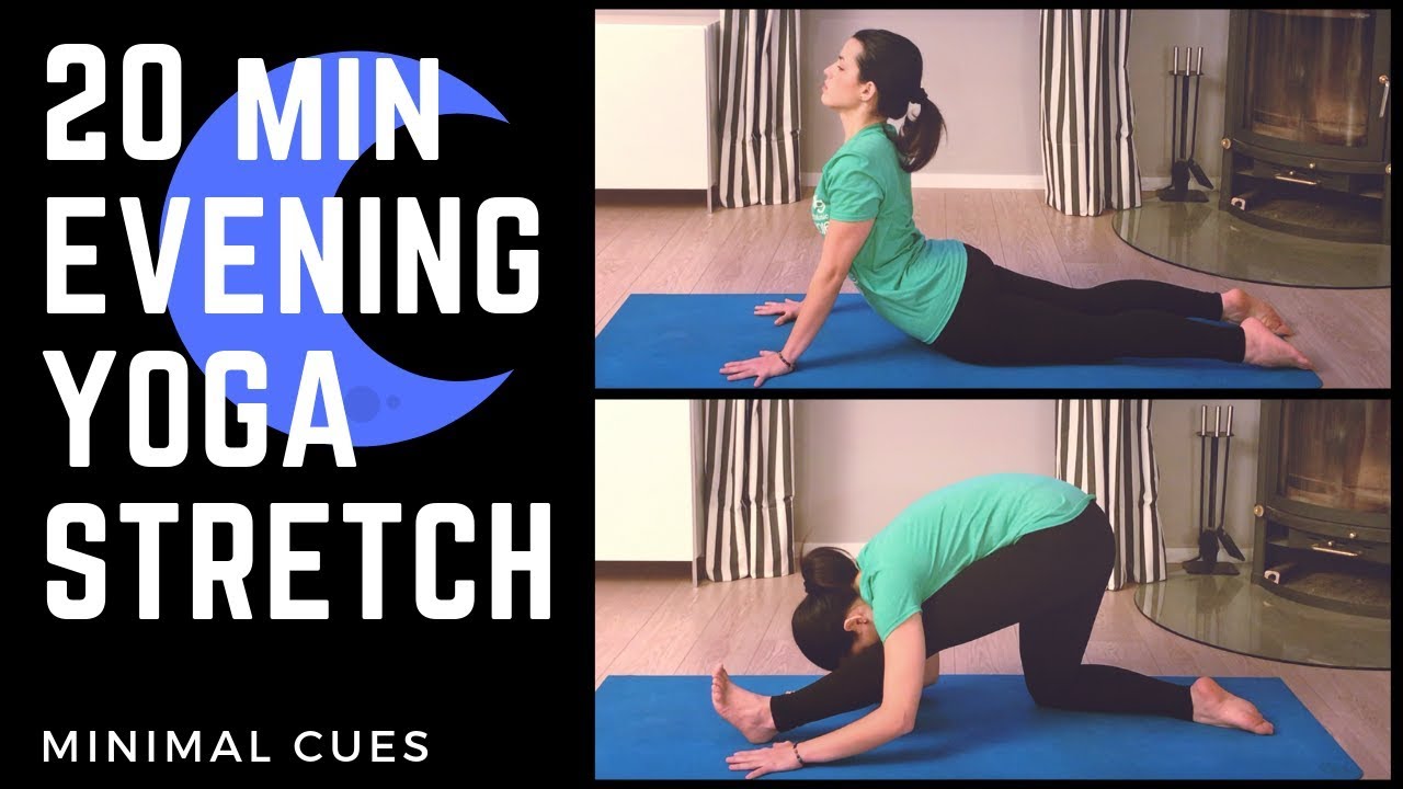 20min EVENING YOGA STRETCH Minimal Cues WillaYoga YouTube
