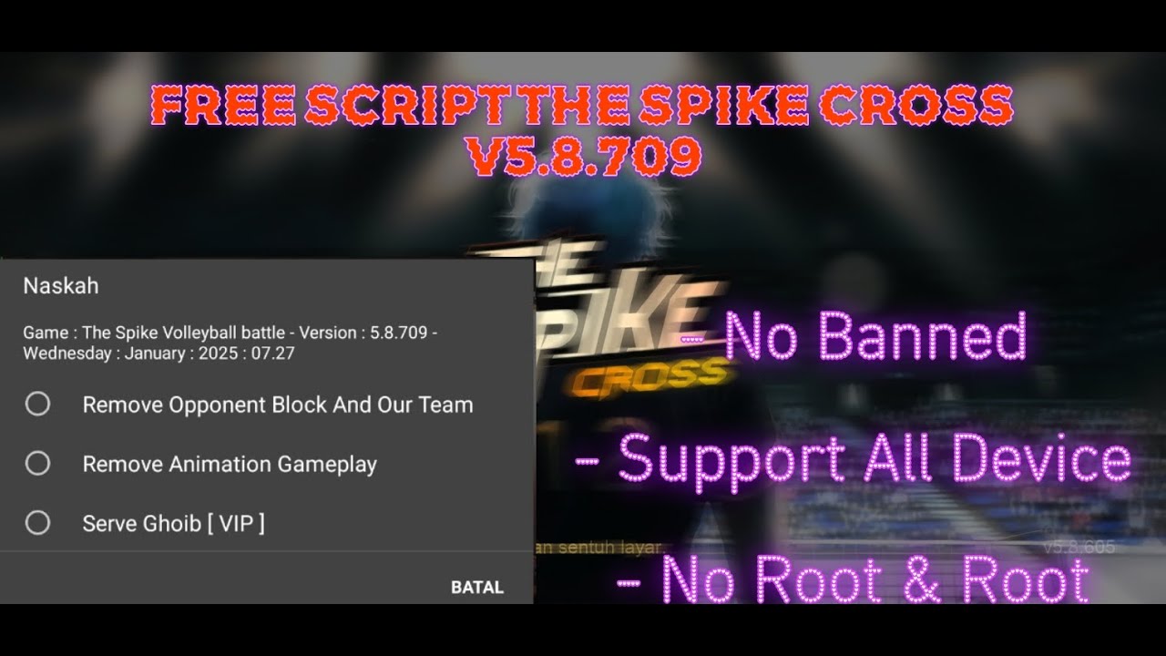 Script The Spike Cross v1.0 | Free Edition - YouTube