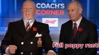 Don Cherry Poppy Rant That Got Him Fired