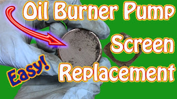 How to Replace a Heating Oil Burner Pump Screen - Biasi Boiler and Riello Burner Maintenance Part 2