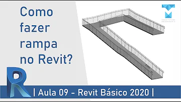 Como fazer rampa com patamar Revit?