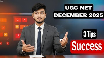 UGC NET December 2025 Preparation | 3 Tips | Success | Motivational | KNUians 