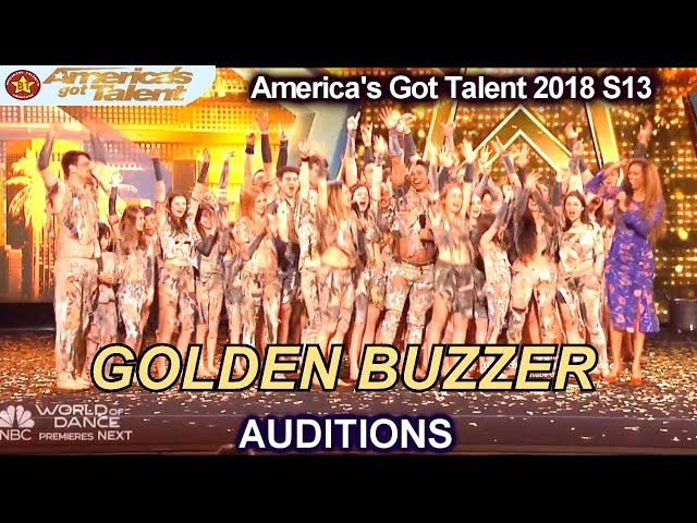 Zurcaroh Acrobatic Act GOLDEN BUZZER Winner JUST WOW!!! America's Got Talent 2018 Auditions S13E01 class=
