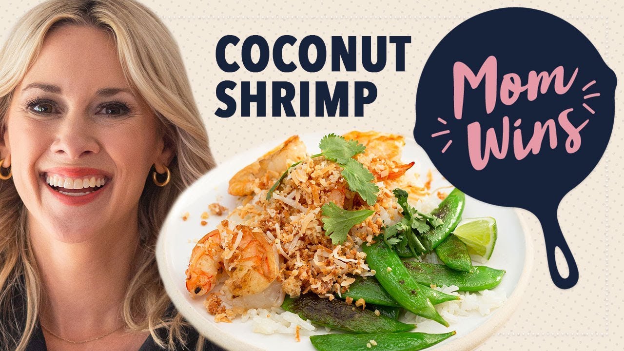How to Make Easy Skillet Coconut Shrimp with Bev Weidner | Mom Wins | Food Network