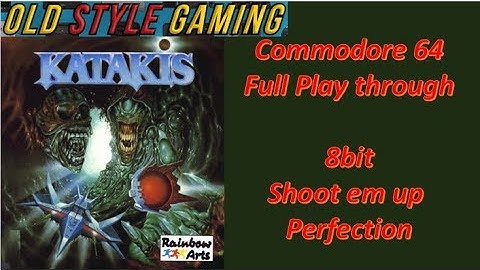 Commodore 64 Katakis - Full Playthrough (Best C64 shoot em up Ever!)