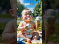 Chubby Baby LOVES Ice Cream 🍦 | Cutest Baby Moments Ever! #baby #cute #icecreamlovers #icecream