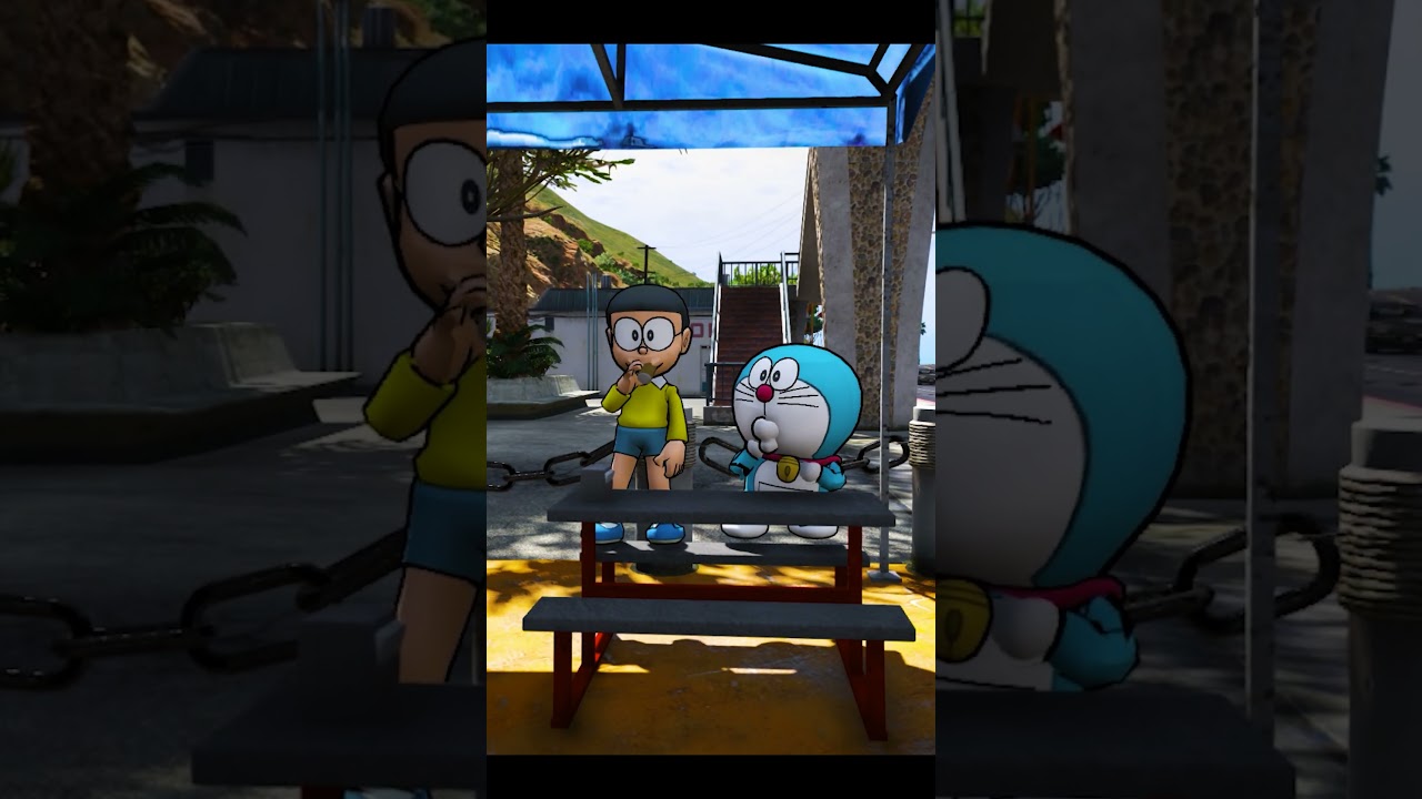 🤯 Doraemon And Nobita Went for Coffee 😱 