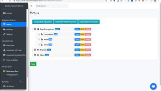 QuickAdminPanel Modules: Global Search