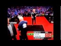 Robert Thornton trips on the stage &amp; sprains his ankle