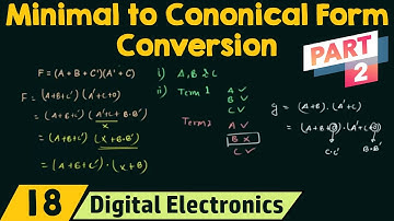 Minimal to Canonical Form Conversion (Part 2)