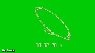 Green Screen Effects Audio Spectrum - Green Screen Timer Digital 3d - Timer Stopwatch