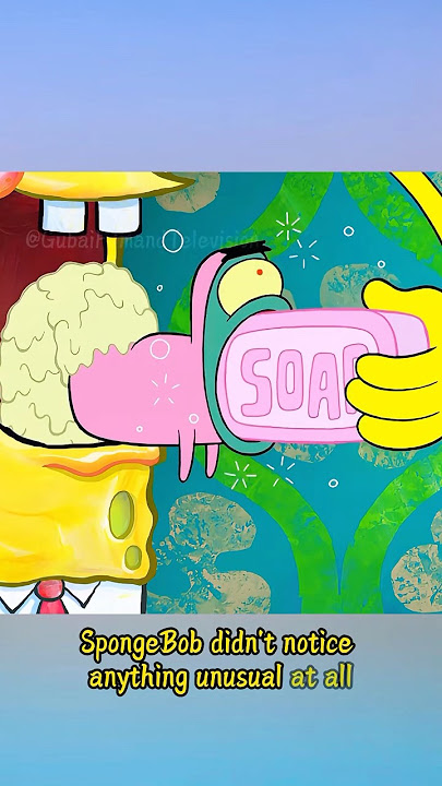 In order to steal the Krabby Patty secret formula, Plankton ate SpongeBob's tongue.#usa #funny #fyp