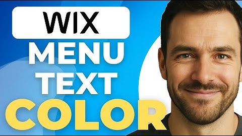 How To Change Menu Text Color In Wix Studio