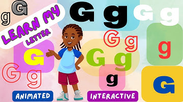 Learn My Letter G g | Animated and Interactive video | #abcs #learnmyabcs #alphabets #learnalphabets