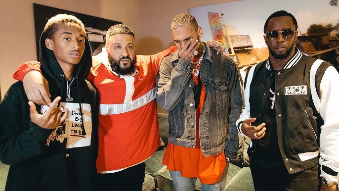 Chris Brown, Jaden Smith, Diddy at DJ Khaled x Demi Lovato Tour LA