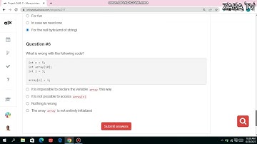 0x06. C - More pointers, arrays and strings quiz and answers