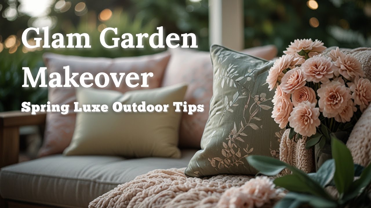 Spring Luxe Garden Decor: Easy Glam Upgrades for an Elegant Outdoor Look