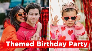 Nick Jonas And Priyanka Chopra Celebrating Daughter Malti's Themed Birthday Party