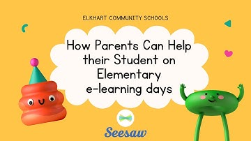 Seesaw eLearning Parent Video
