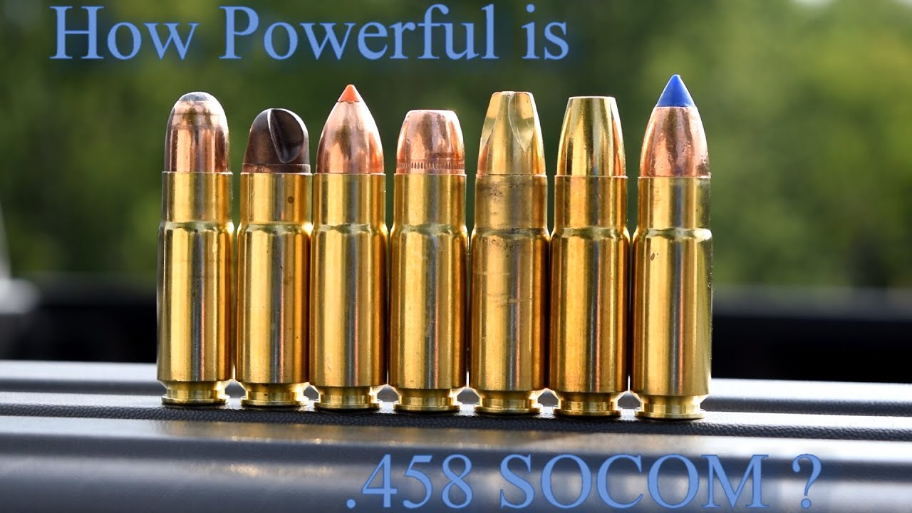 458 Socom Ballistics Chart