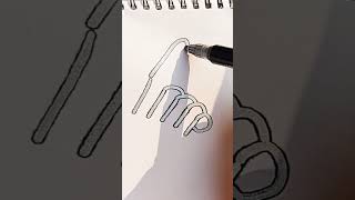 How to draw hand sign language 🫰♥️