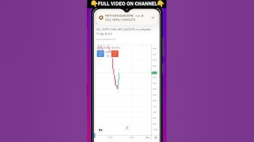 Zerodha Option Scalping Live target Hit* on Mobile Chart Live Demo  #rkonlinecenter #optiontrading