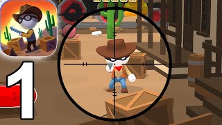 Western Sniper: Wild West FPS Gameplay Walkthrough Part 1 (iOS Android) screenshot 1