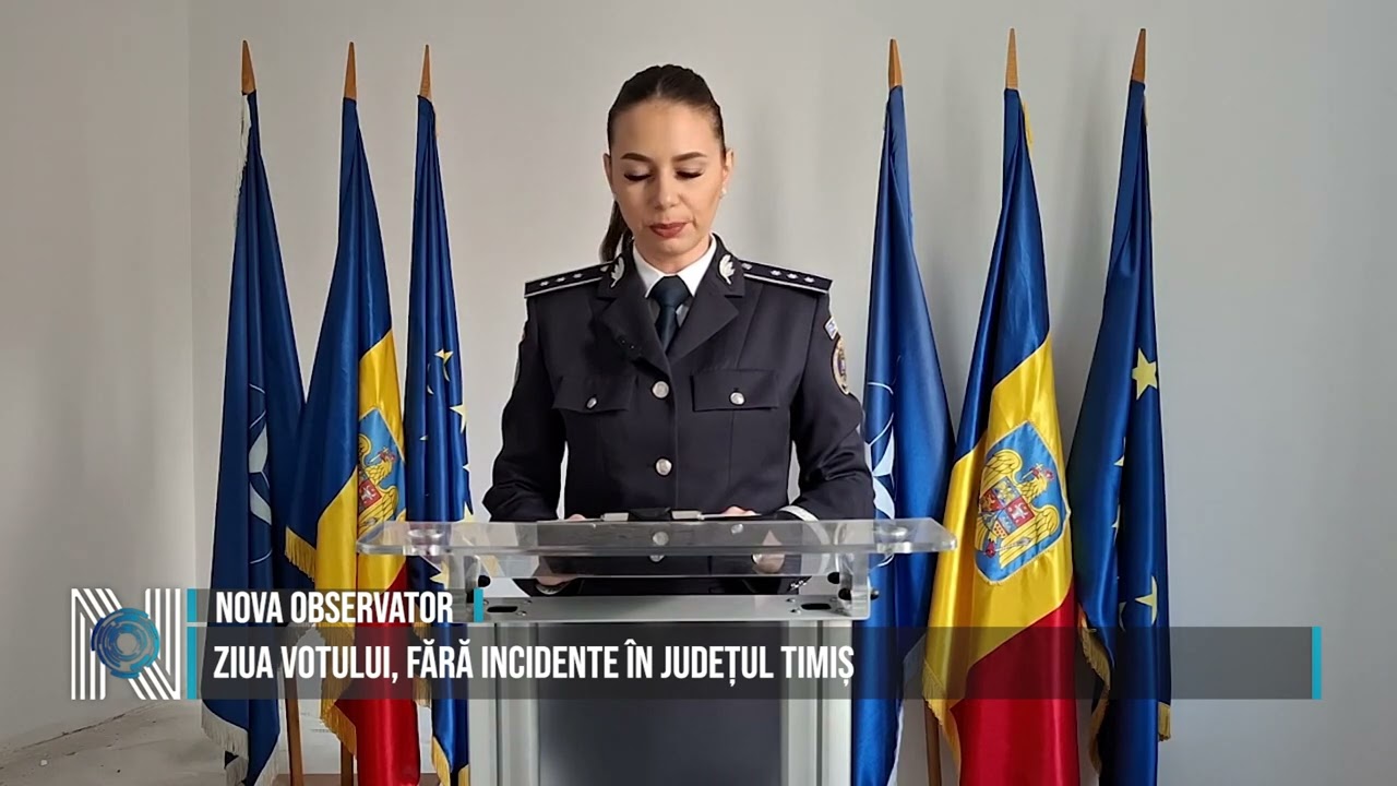 ZIUA VOTULUI, FĂRĂ INCIDENTE ÎN JUDEȚUL TIMIȘ ZIUA VOTULUI, FĂRĂ INCIDENTE ÎN JUDEȚUL TIMIȘ
