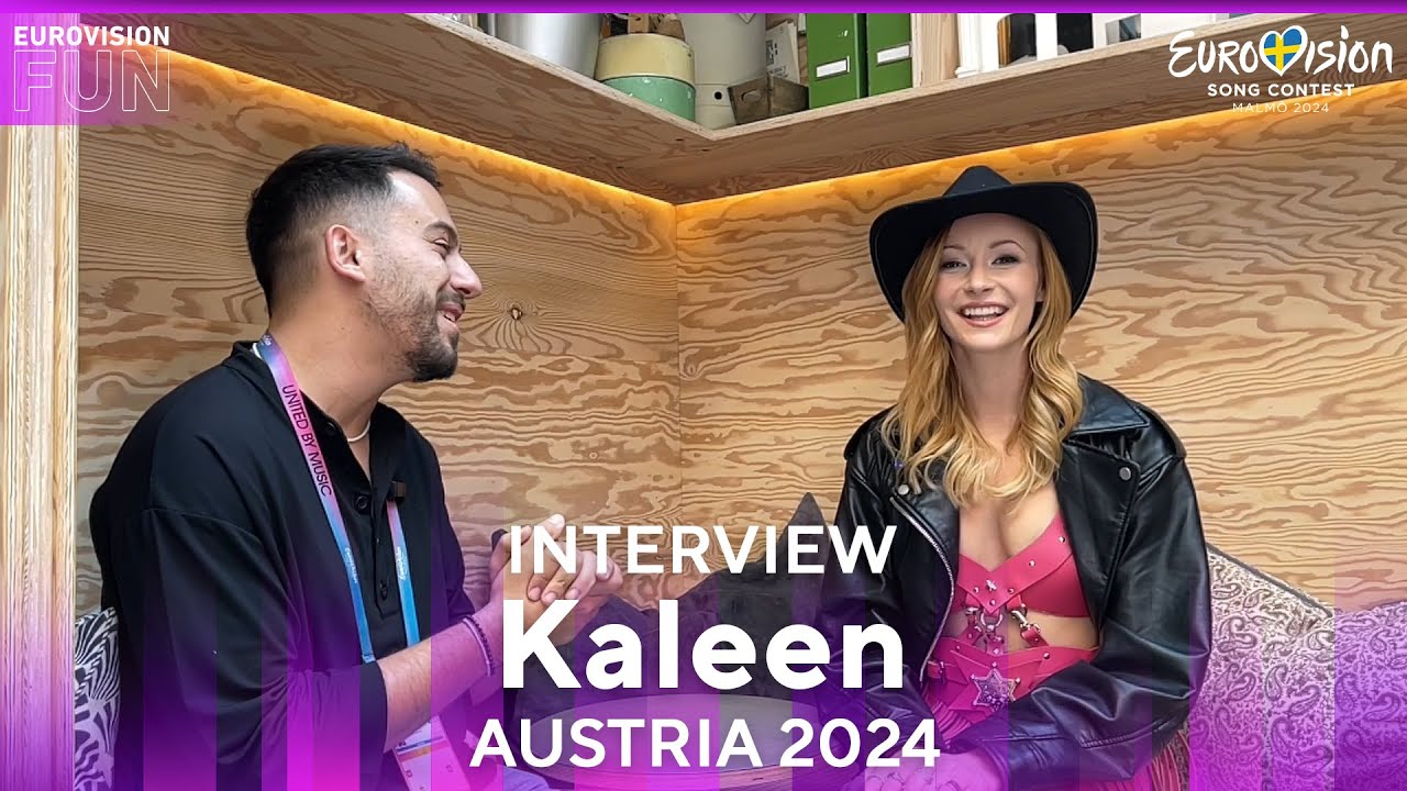 Interview with Kaleen (Austria) following the second Semi-Final ...