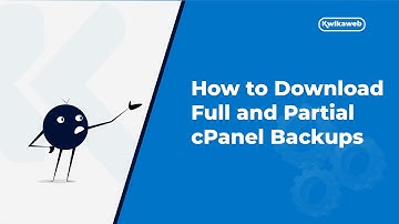 How to Download Full and Partial cPanel Backups