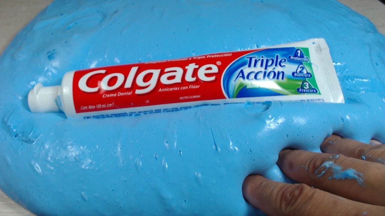 Pasta De Dientes Sin Triclosan Ohne Kleber Zahnpasta Schleim 💦 Slime aus Handdesinfektionsmittel - YouTube