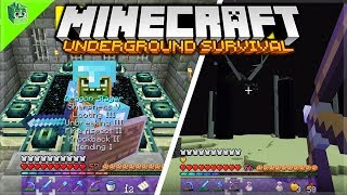 Fighting The ENDER DRAGON on HARD! - Minecraft Underground Survival Guide (50) - DOWNLOAD DAY screenshot 5