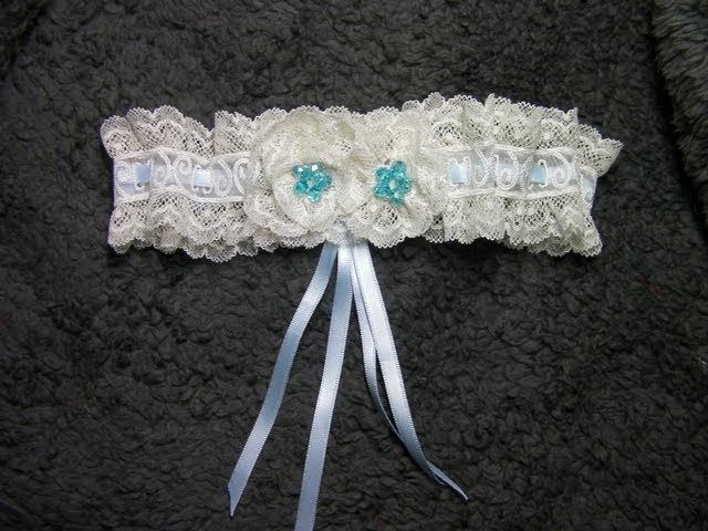 DIY LIGA DE ENCAJE PARA NOVIA - HOW TO MAKE A LACE GARTER FOR A BRIDE 