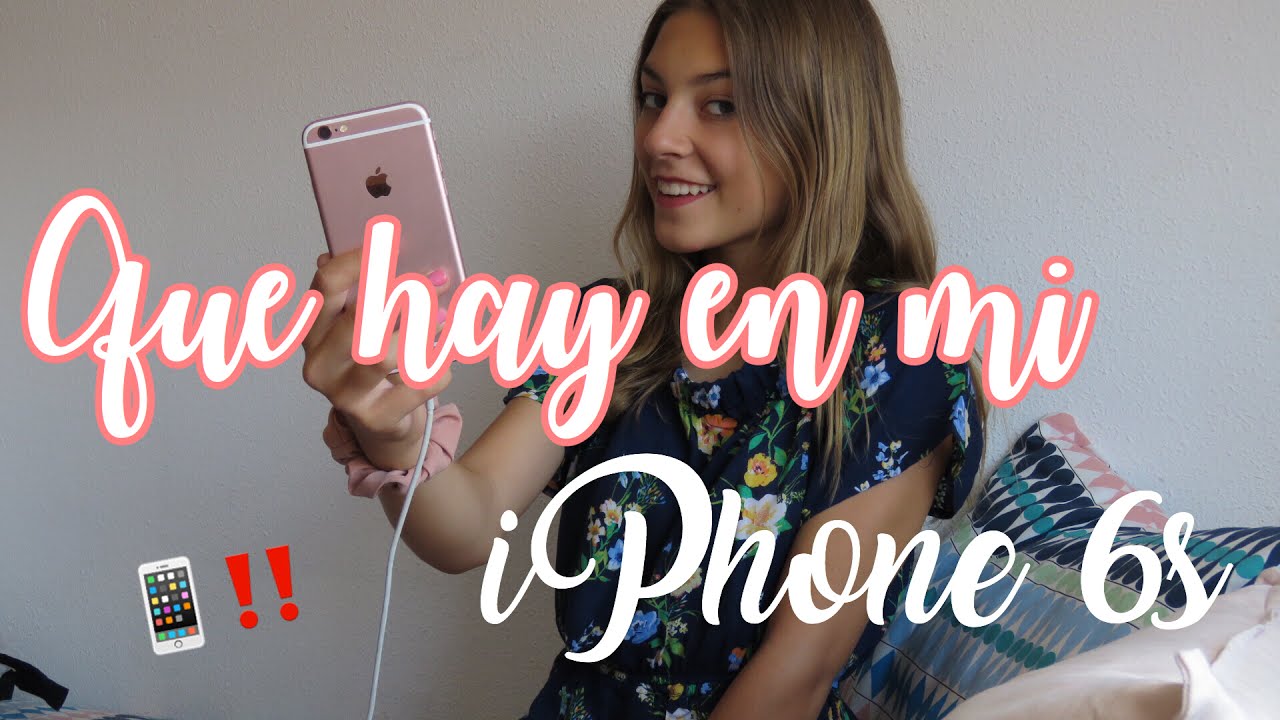 QUE HAY EN MI IPHONE 6s || ceeeeelia_yo