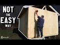 DON'T CUT CORNERS - Wood Siding Install - Workshop Build 08