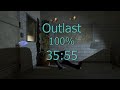 Outlast 100% Speedrun In: 35:55.16 (Old wr)