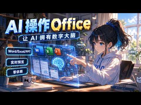 别再用 Python 写 Office 脚本了！一行指令让 AI 学会 Word/Excel/PPT，全平台免安装？#AI #OfficeCLI #Office自动化 #Claude #Cursor