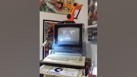 Commodore 64 interface for Quickshot SVI-2000 robot  arm test