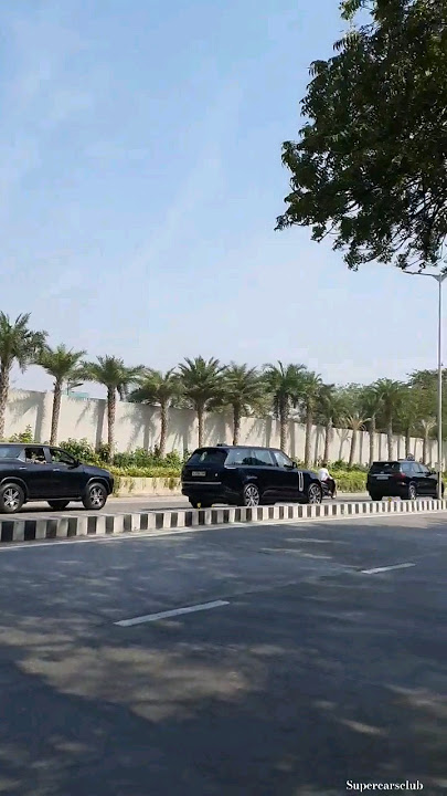 Mr. Gautam Adani's Convoy In Ahmedabad #adani #convoy #supercar #ahmedabad #shortvideo