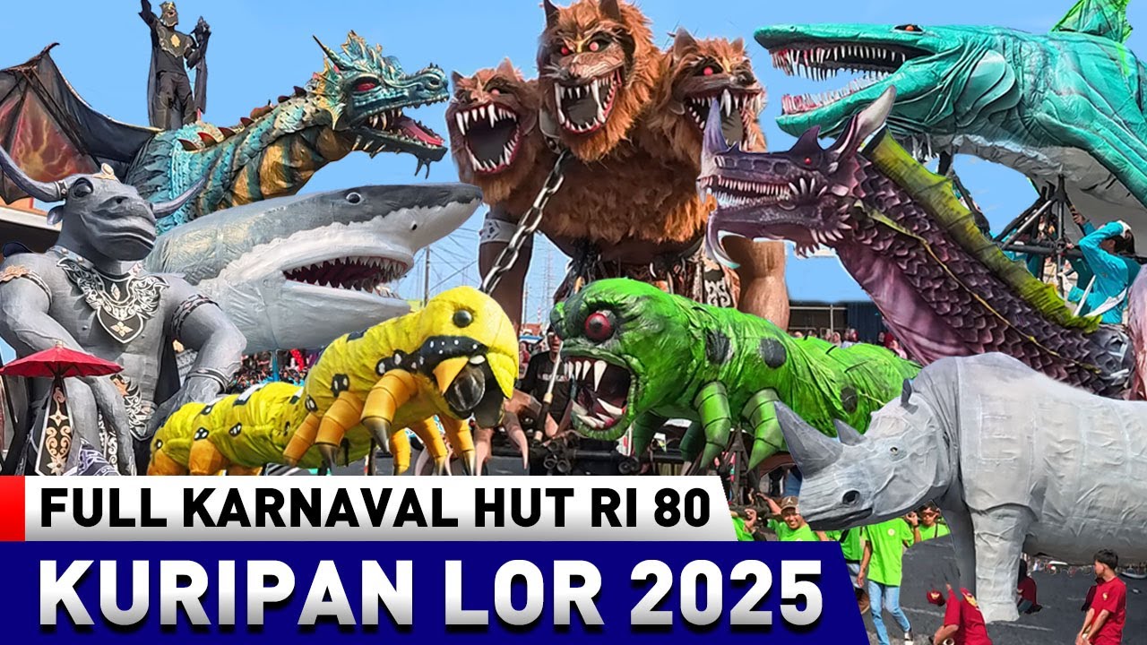 FULL KARNAVAL DESA KURIPAN KESUGIHAN 2025, PENUH KREATIFITAS KEREN!