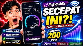 Speedtest WiFi MyRepublic 200 Mbps! Kencang Atau Cuma Iklan?
