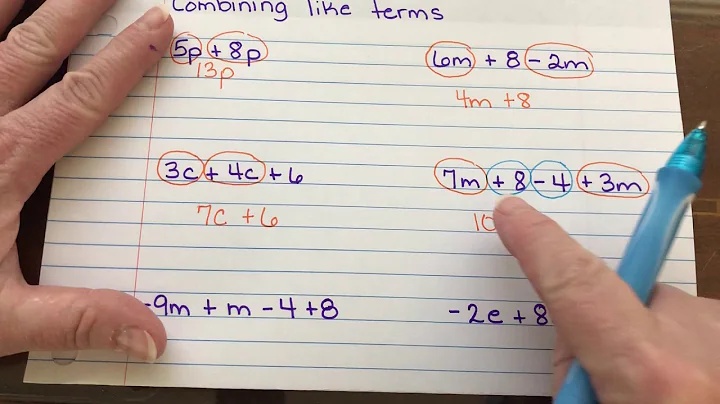 Combining Like Terms